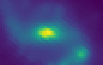 White-light image of galaxy produced from integrated field spectroscopy.